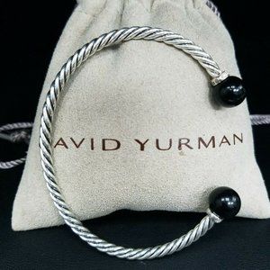 David Yurman Solari Cuff Bracelet Onyx & Diamond